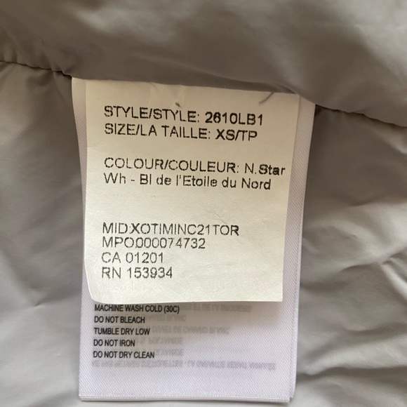 NWT Canada Goose Byward Hooded Down Parka/COAT/jacket limited edition Sz XS/4-6 - Picture 15 of 16